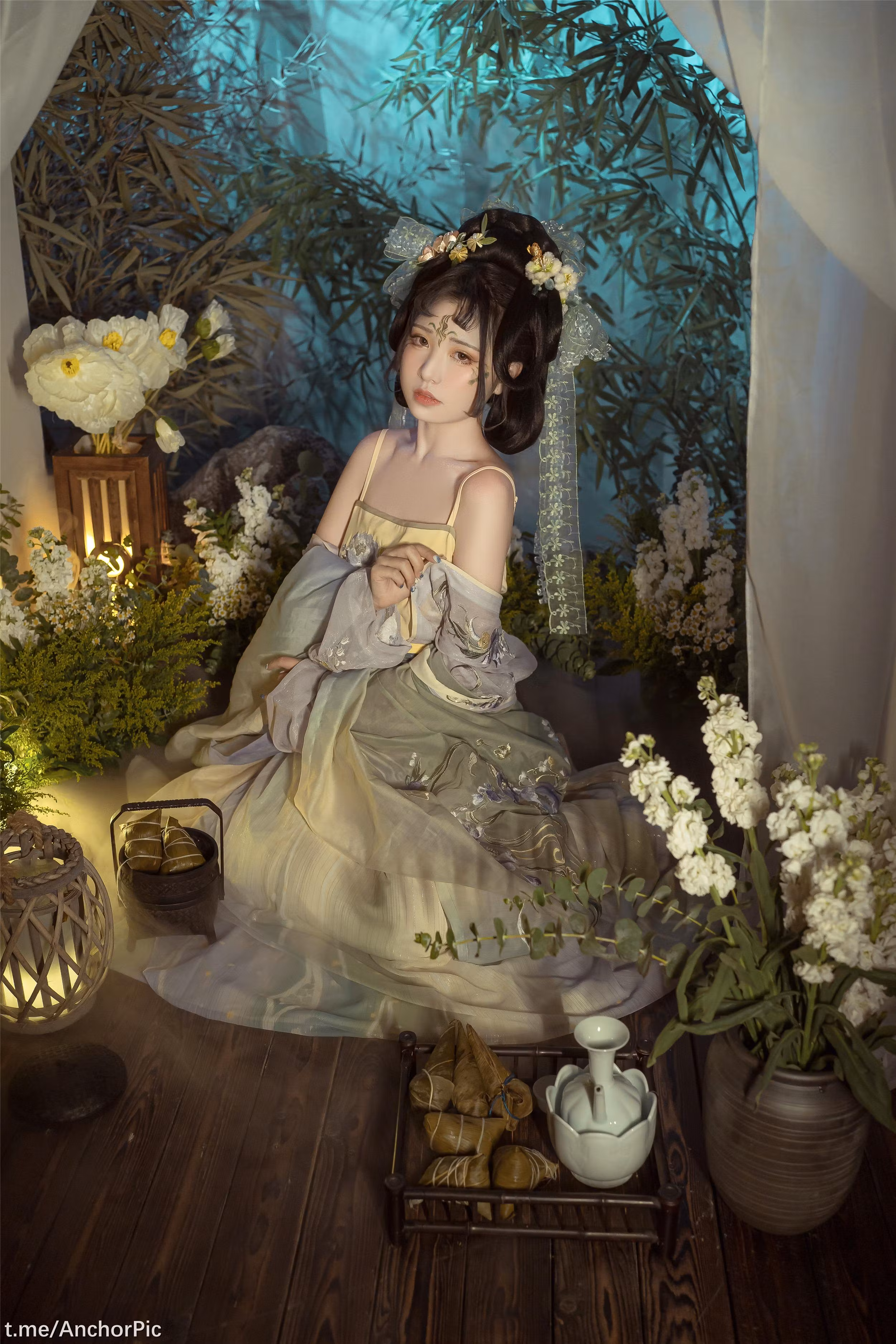 [喵小吉] [汉服/古风写真] 浣溪沙Cosplay·端午图集 [98P]-软桃社